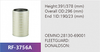 Фильтр воздушный RF-3756AB (1/)