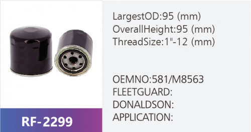 Фильтр масляный 581/M8564