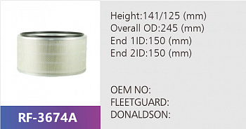 Фильтр воздушный RF-3674A (1/)